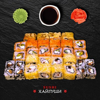 Футомаки микс №4 в Sushi Хайпуши по цене 1460 ₽