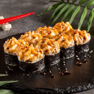 Горячий ролл Гриль Лосось в Суши-бар Тунец по цене 359