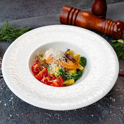 Ньокки с лососем и брокколи в КРЫША по цене 1550 ₽