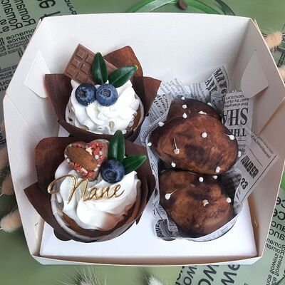 Капкейки и пирожное Картошка в Чародейка сладостей по цене 1820 ₽