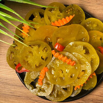 Помидоры соленые резаные в The шашлык по цене 239 ₽