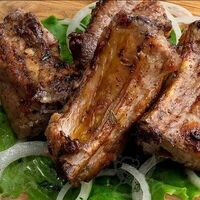 Шашлык из свиных ребер в Ра пата Грузинская Кухня