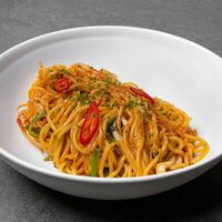 Спагетти с кальмаром и шичими в 321 Club by Novikov