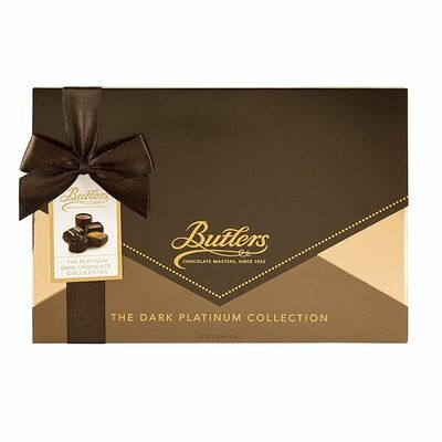 Шоколадные конфеты Dark Platinum Collection, Butlers, Ирландия в Азбука Вкуса Экспресс Меню по цене 1478 ₽