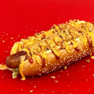 Хот-дог с сыром в SAN REUBEN по цене 360 ₽