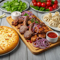 Логотип Домашняя Грузинская Кухня и Шашлыки
