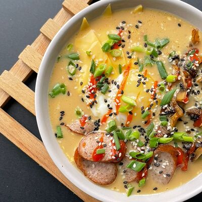 Сырный рамен в Бекки бар по цене 550 ₽