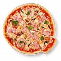 Пицца с ветчиной и грибами 33 см в Italian Pizza