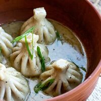 Мини-хинкали с мясом в Нино