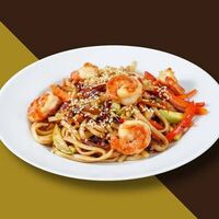 Wok удон с морепродуктами в Шаурмист