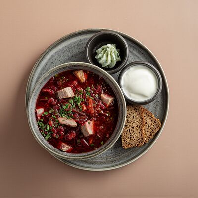 Борщ с бужениной в Coffeeshop Company по цене 590 ₽