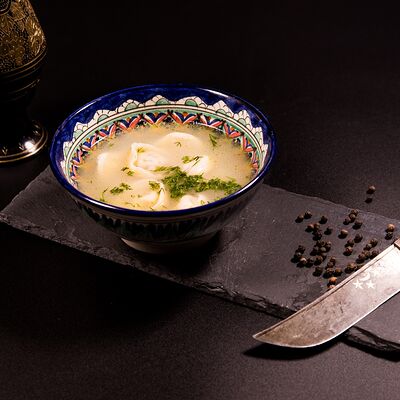 Куриный бульон с вермишелью в Бахытик по цене 280 ₽