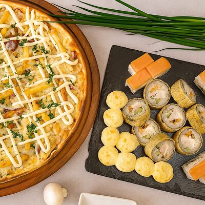 Комбо-сет Фишка в Food74 Court Суши Пицца по цене 2535 ₽