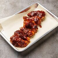 Крылья барбекю в БезДна тапрум и кухня