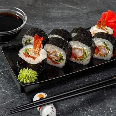 Ролл фирменный Танцующая креветка в Sushi Pizza Top по цене 579 ₽