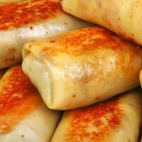 Блинчики с мясом в Хинкальная