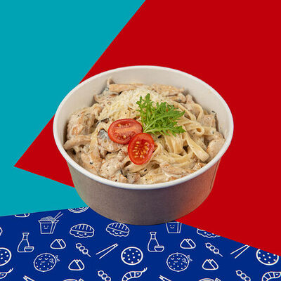 Феттуччине с курицей в Рыба ё по цене 459 ₽
