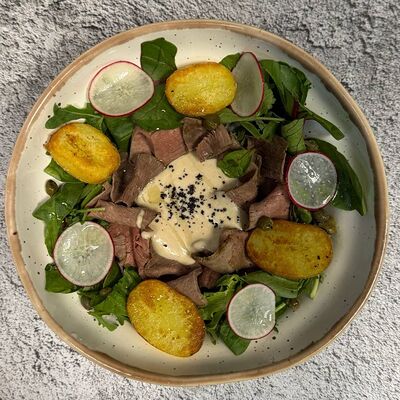 Говядина, микс-салат, тоннато в Гастропапы по цене 820 ₽