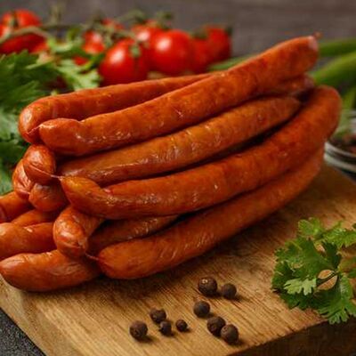 Охотничьи колбаски в Чебурекми по цене 60 ₽