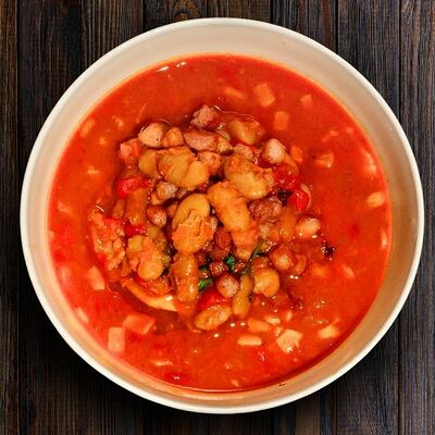 Чорбаст пасуль* в Сербская кухня 