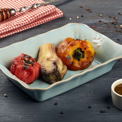 Овощи ассорти в Мангал по цене 390 ₽