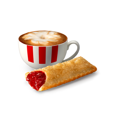 Кофе с пирожком в ROSTIC'S по цене 127 ₽