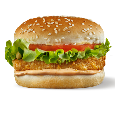 Чикен бургер в Три соуса по цене 269 ₽