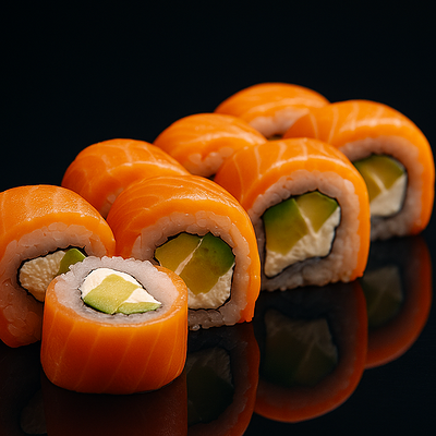 ЯФиладельфия ролл с такуаном в Фабрика кухня Пицца по цене 1215 ₽