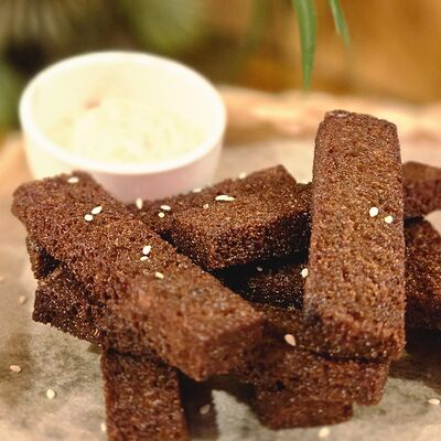 Гренки бородинскиев ЛЕЛЬКОВ & Kitchen по цене 300 ₽