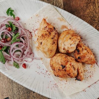 Шашлык из куриного филе в Вах!Хинкали по цене 640 ₽