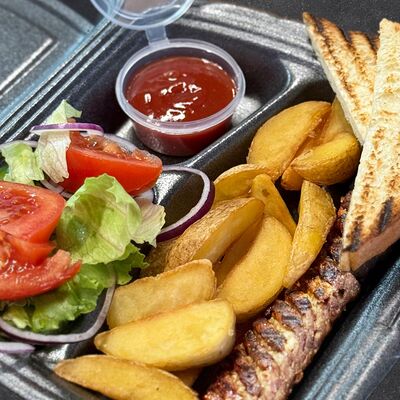 Ланч с куриным кебабом в Papa Burgers по цене 480 ₽