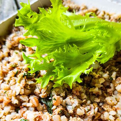 Гречка с куриной грудкой и шампиньонами в Foodiegram по цене 480 ₽