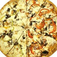 Пицца 2 вкуса с курицей гигантская в Синьора