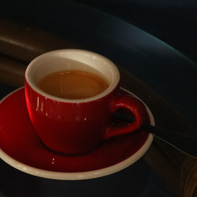 Двойной эспрессо в Бодрая выдра по цене 310 ₽