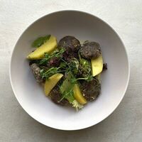 Салат с грибными котлетками и кремом из брокколи в Lemon Tree на 25 октября 47