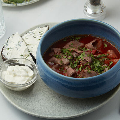 Борщ с пастрами в Блеск по цене 340