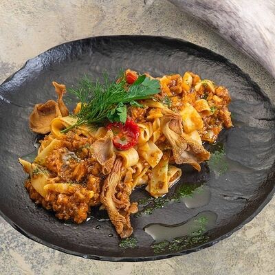 Паста с грибным рагу в 7 небо по цене 385 ₽