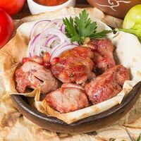 Шашлык из cвинoй шеи в Мушмула
