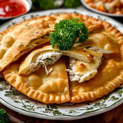 Чебурек с курицей в Рай вкуса по цене 180 ₽