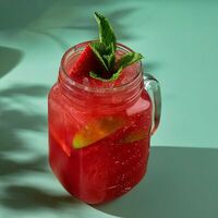 Домашний лимонад Клубника в Веранда by Баклажан