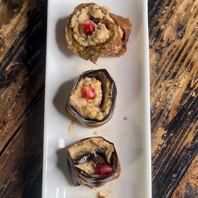 Рулеты из баклажанов с ореховой начинкой в Генацвале по цене 330 ₽