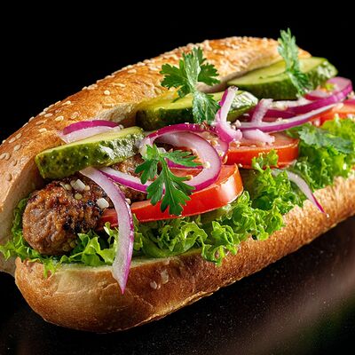 Кебаб гриль-дог в Шаурма и хот-доги G.Grill по цене 749 ₽