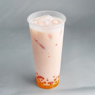 Milk Tea с клубникой в Craft bubble по цене 360 ₽
