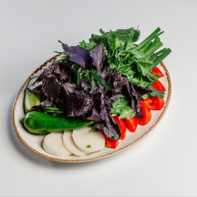 Букет овощной в Ривьера по цене 620 ₽