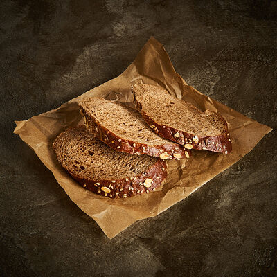 Черный багет с отрубями в Корчма по цене 80 ₽