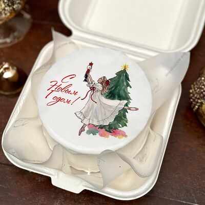 Бенто-торт с новогодней ёлкой в Tort4u по цене 1590 ₽