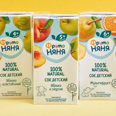 Сок ФрутоНяня в ГУГОЛ_BOOM по цене 90 ₽