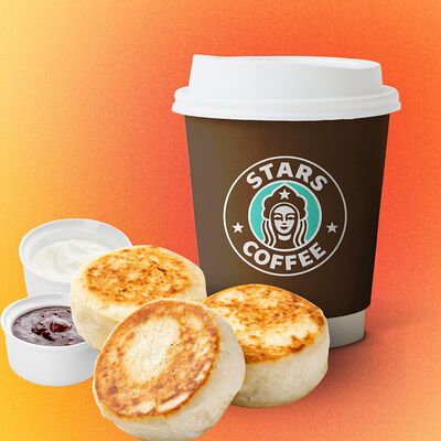 Комбо с сырниками в STARS COFFEE по цене 525 ₽