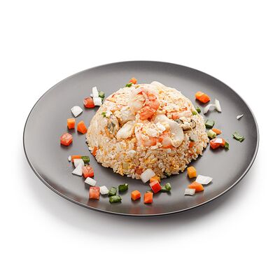 Рис, жаренный с овощами и морепродуктами в Тайские рисоварни Soi7 по цене 720 ₽