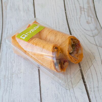 Сэндвич-ролл с хрустящей курочкой в Гудди по цене 310 ₽